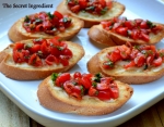 Tomato-Basil-Mozzarella Bruschetta